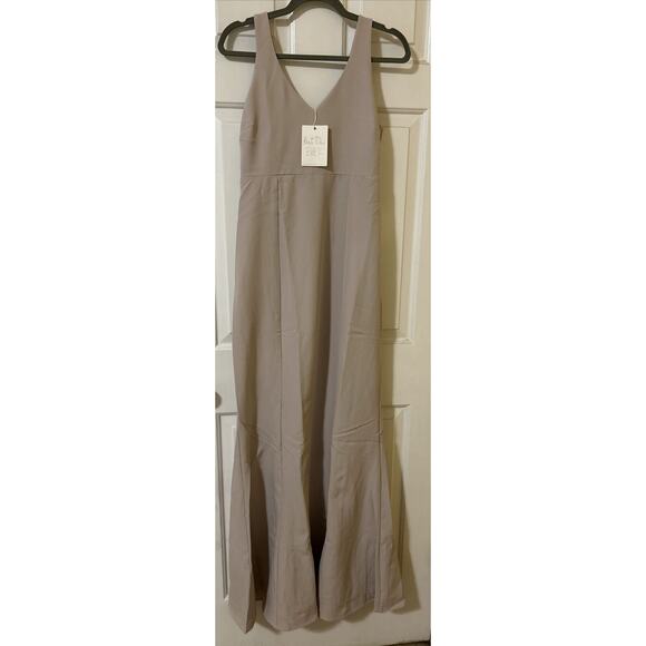 show me your mumu Morgan Gown Show Me The Ring Crepe Maxi Dress Sz M NEW *C9 - Picture 1 of 5